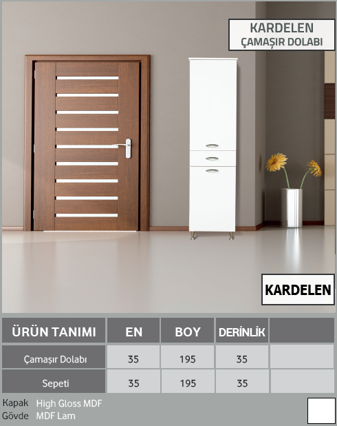 Kardelen Çamaşır Dolabı
